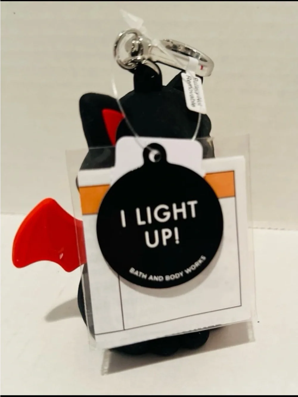 Bath & Body NEW Spooky Kitty Light-Up PocketBac Holder & Sanitizer